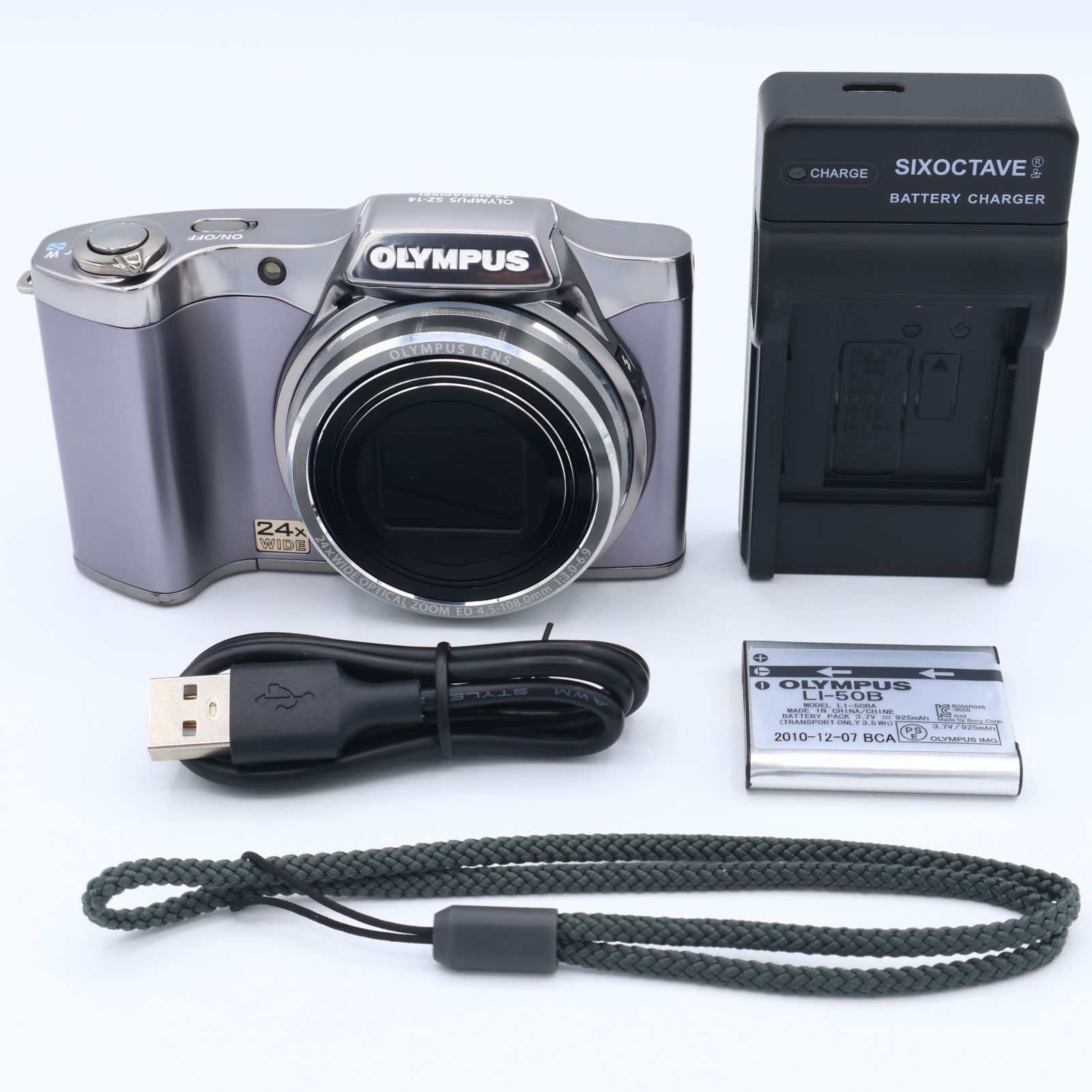 OLYMPUS オリンパス デジタルカメラ SZ-14 1400万画素 光学24倍ズーム