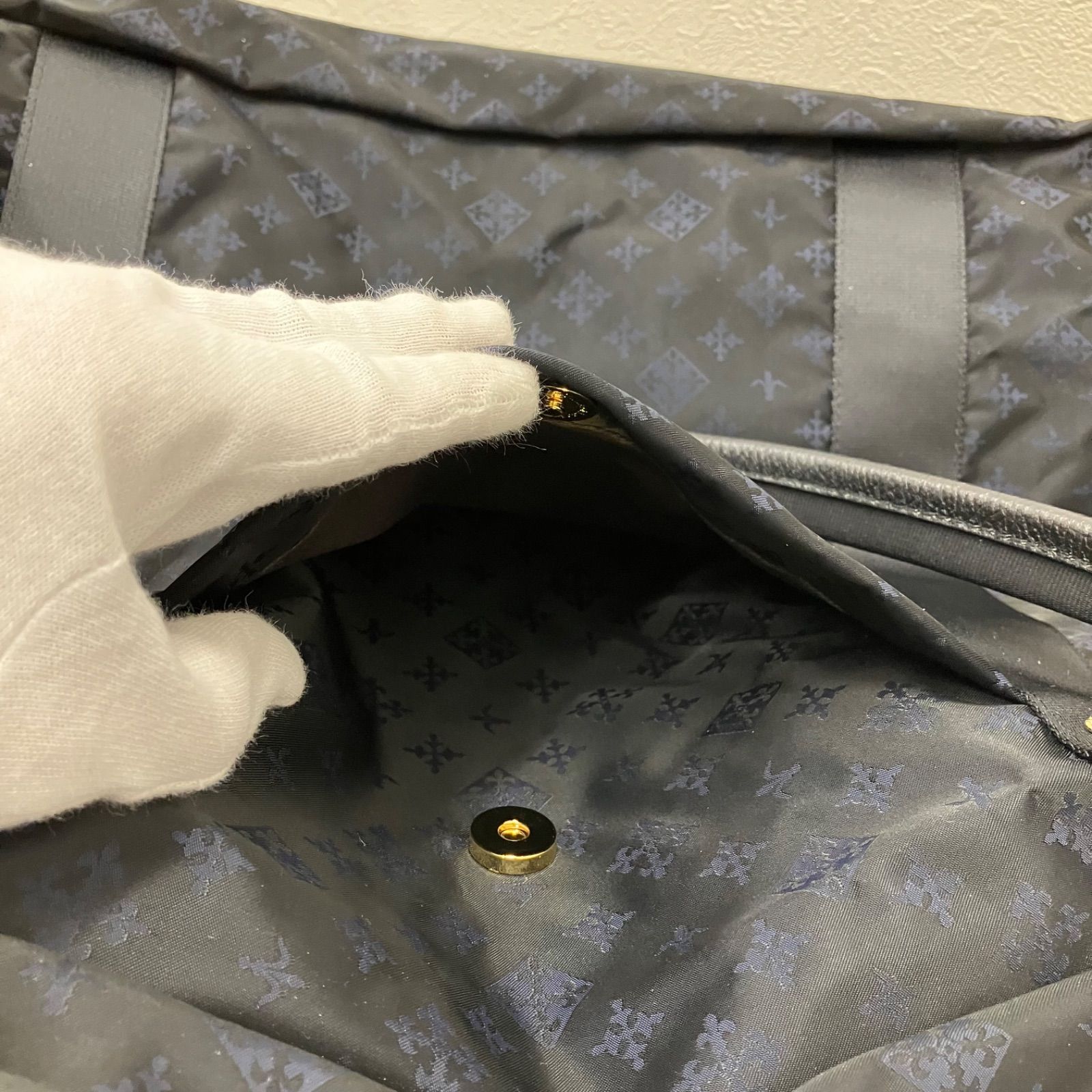 ラシット 2way ボストンバッグ 旅行 大容量 ナイロン 革 黒 紺