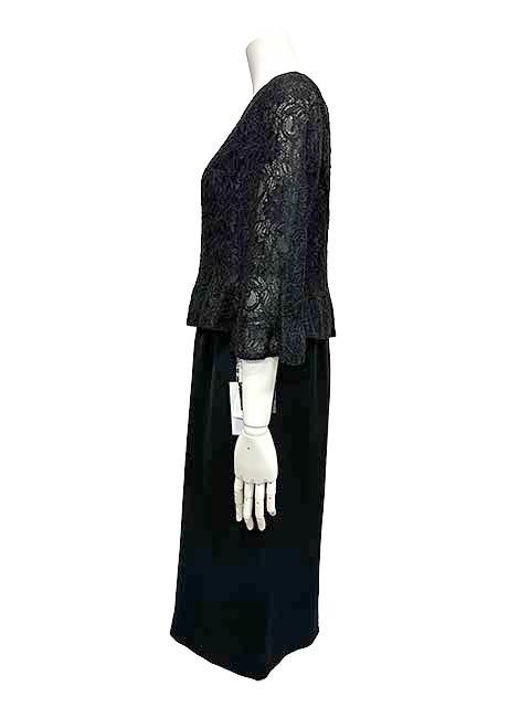 東京SOIR トウキョウソワール ワンピース レディース レース柄 5分袖丈 11号 Lサイズ＿S 02＿セルモアから ＿s 0252 r 02