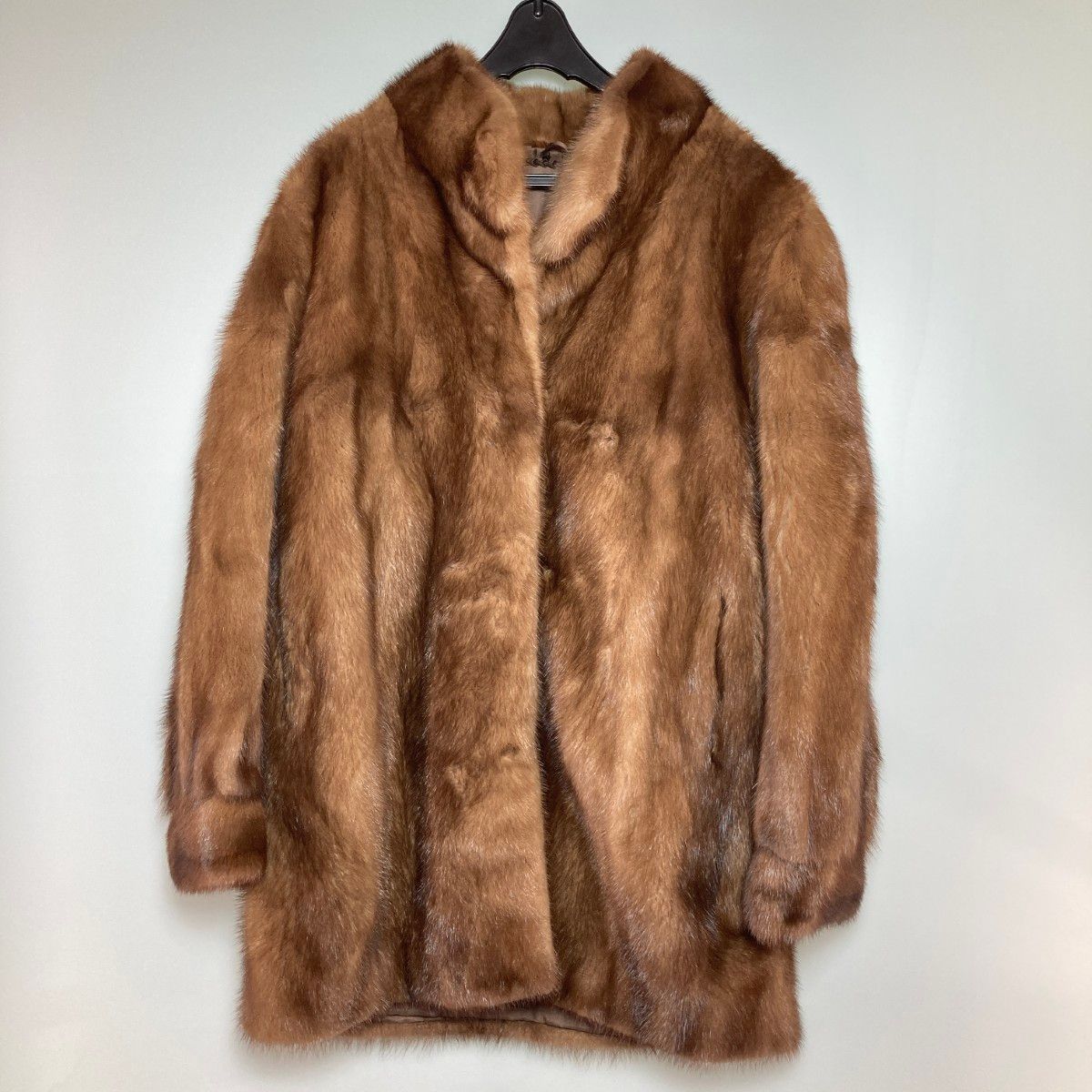 SAGA MINK ファーコート　サガミンク　ブラウン　毛皮 中古・古着通販】SAGA MINK (サガミンク) 毛皮ロングコート ブラウン