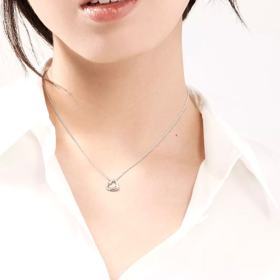 新品✨Tiffanyティファニー オープンハートネックレス11mm プレゼント