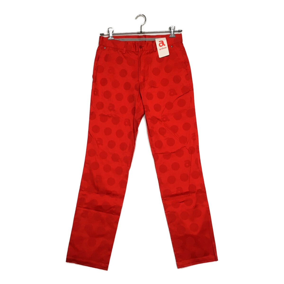未使用品 メンズ ショップ アルチビオ archivio パンツ 48(L) 赤