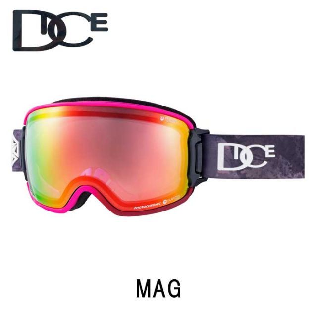 ダイス ゴーグル スキー dice BK45190 (C-MIT LGR/RD) BANK バンク