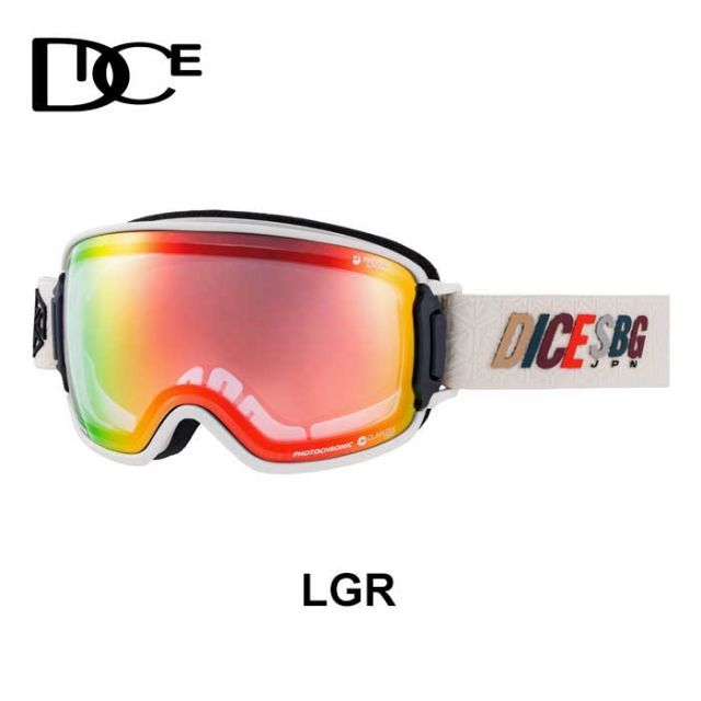 ダイス ゴーグル スキー dice BK45190 (C-MIT LGR/RD) BANK バンク