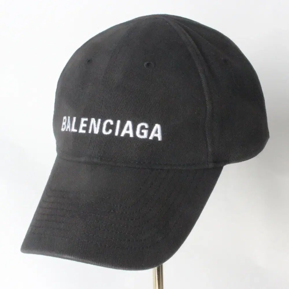 バレンシアガ ボールドロゴ ベースボールキャップ ブラック L 58