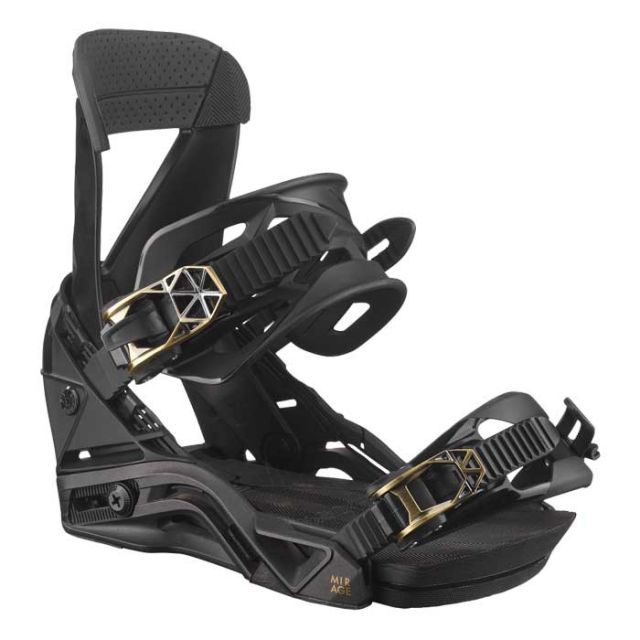 サロモン レディース ビンディング salomon 23-24 MIRAGE BOARD BINDING BLK スノーボード スノボ バインディング 231102