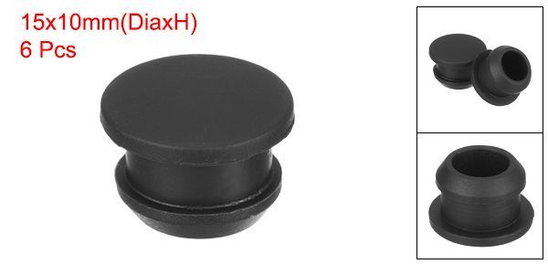 uxcell シリコーンスナップインロッキングホールプラグ ラバーパネル