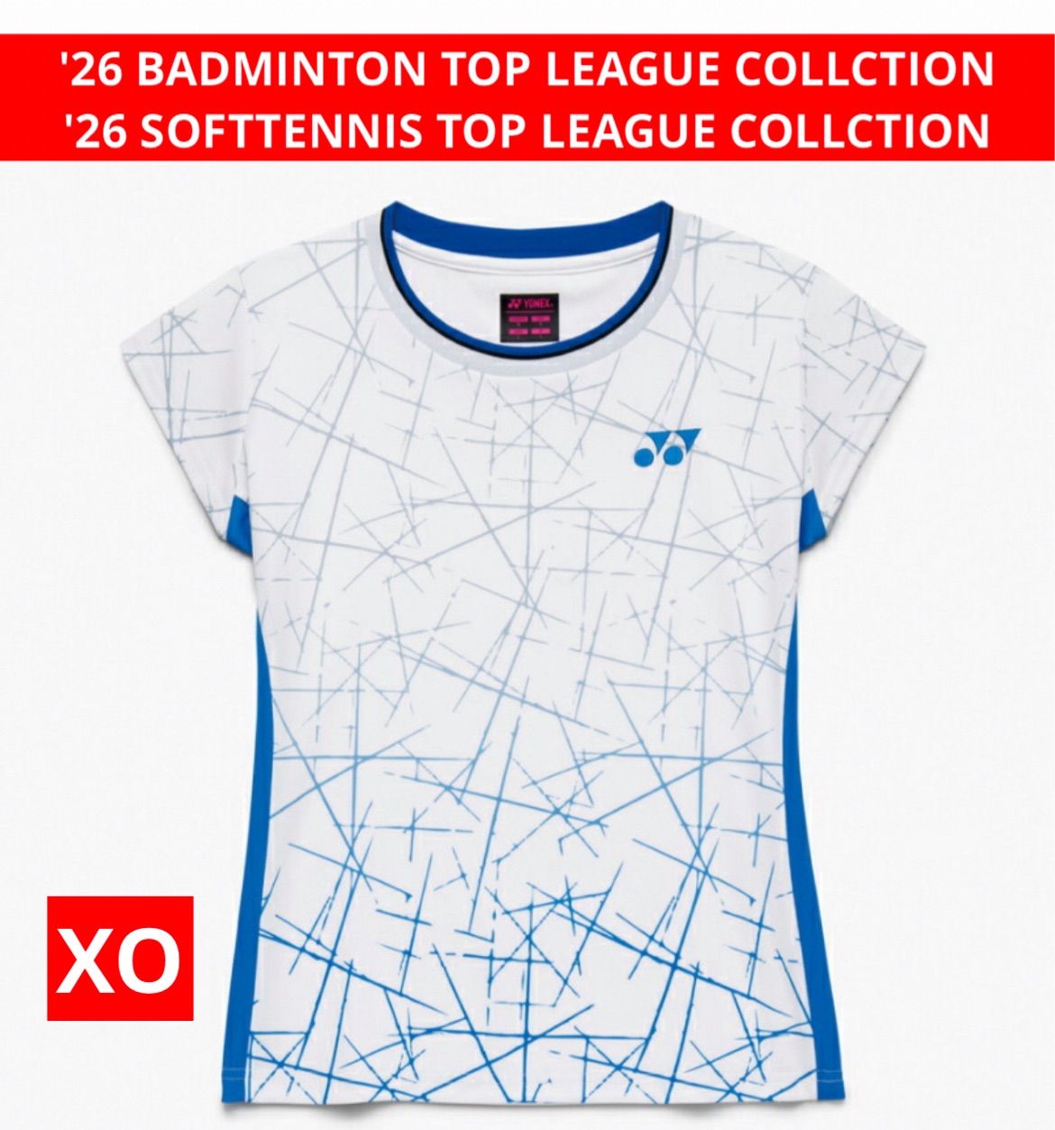 YONEX WOMEN ゲームシャツ NTT東日本バドミントンモデル カタログ未掲載 受注会 ブラック 011 XO