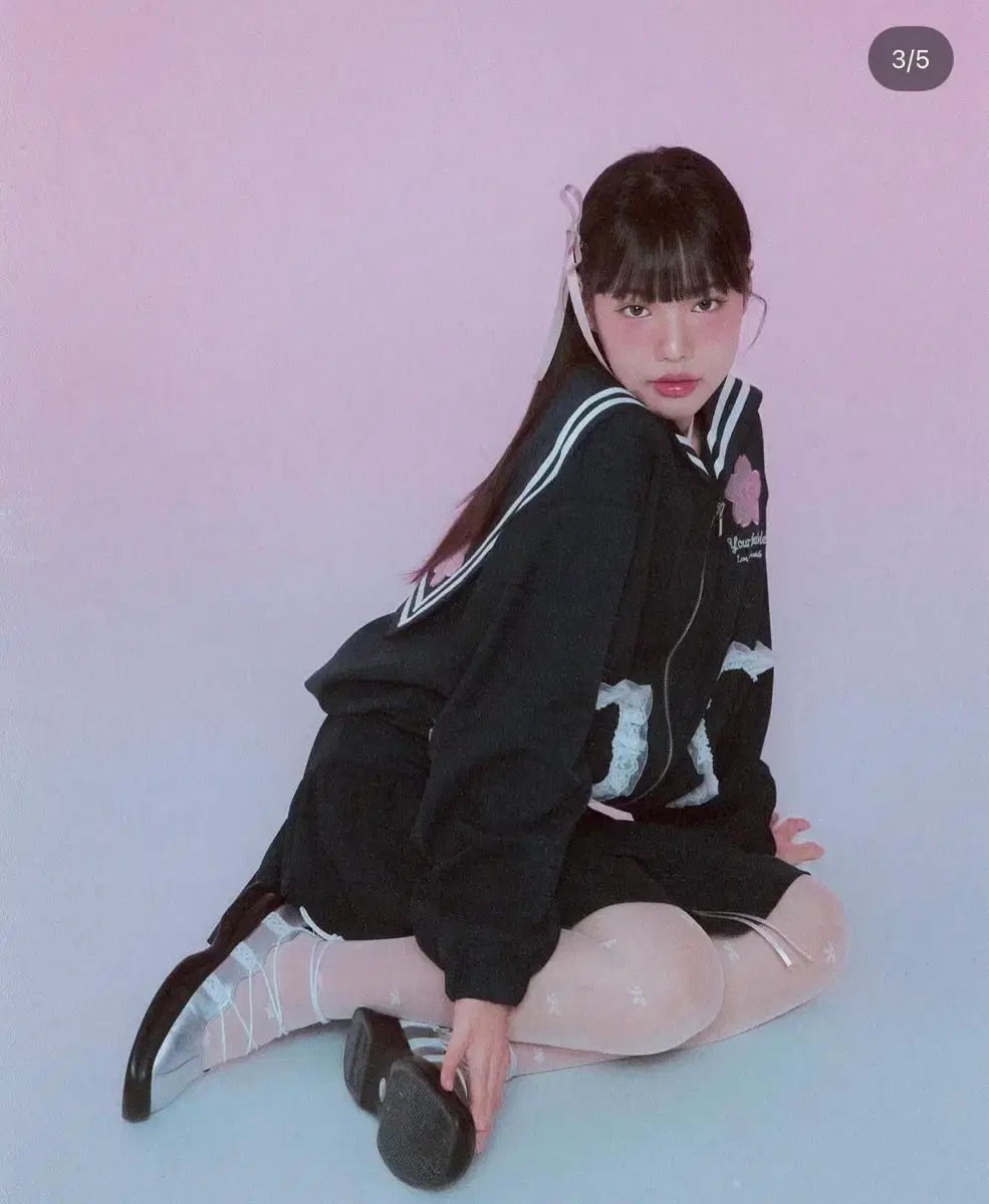 Your Lovable さくら セーラー ジャケット スカート セット フェアリーLook ロリータ フェアリー系