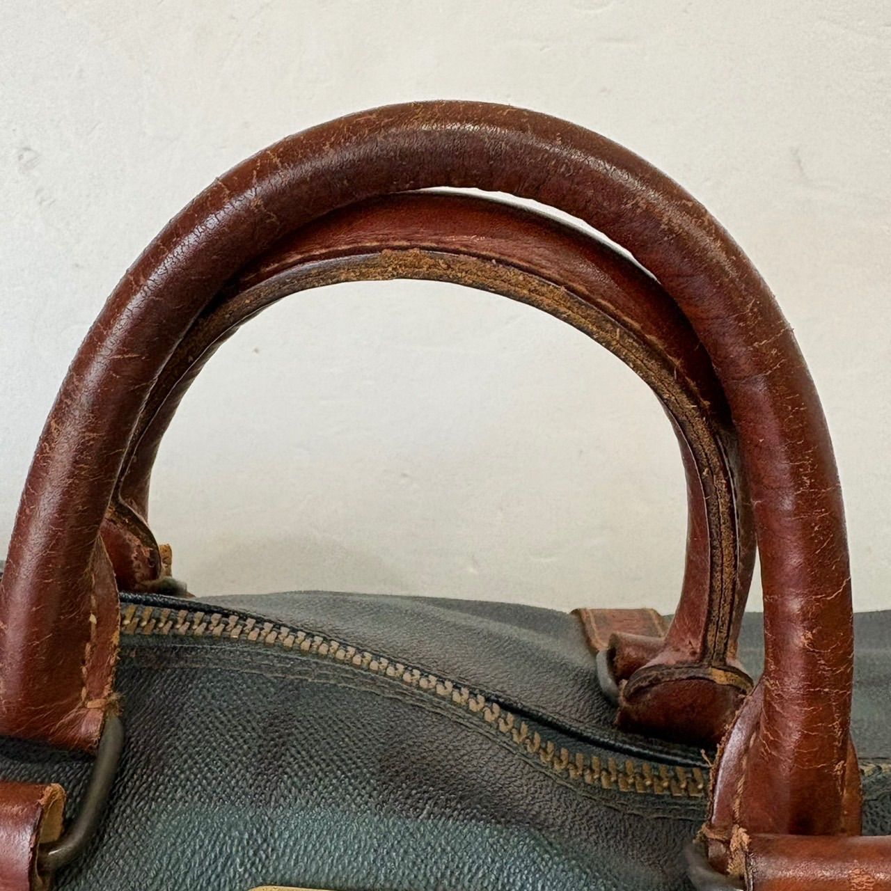 ポロ ラルフローレン/ボストンバッグ】緑 タータンチェック