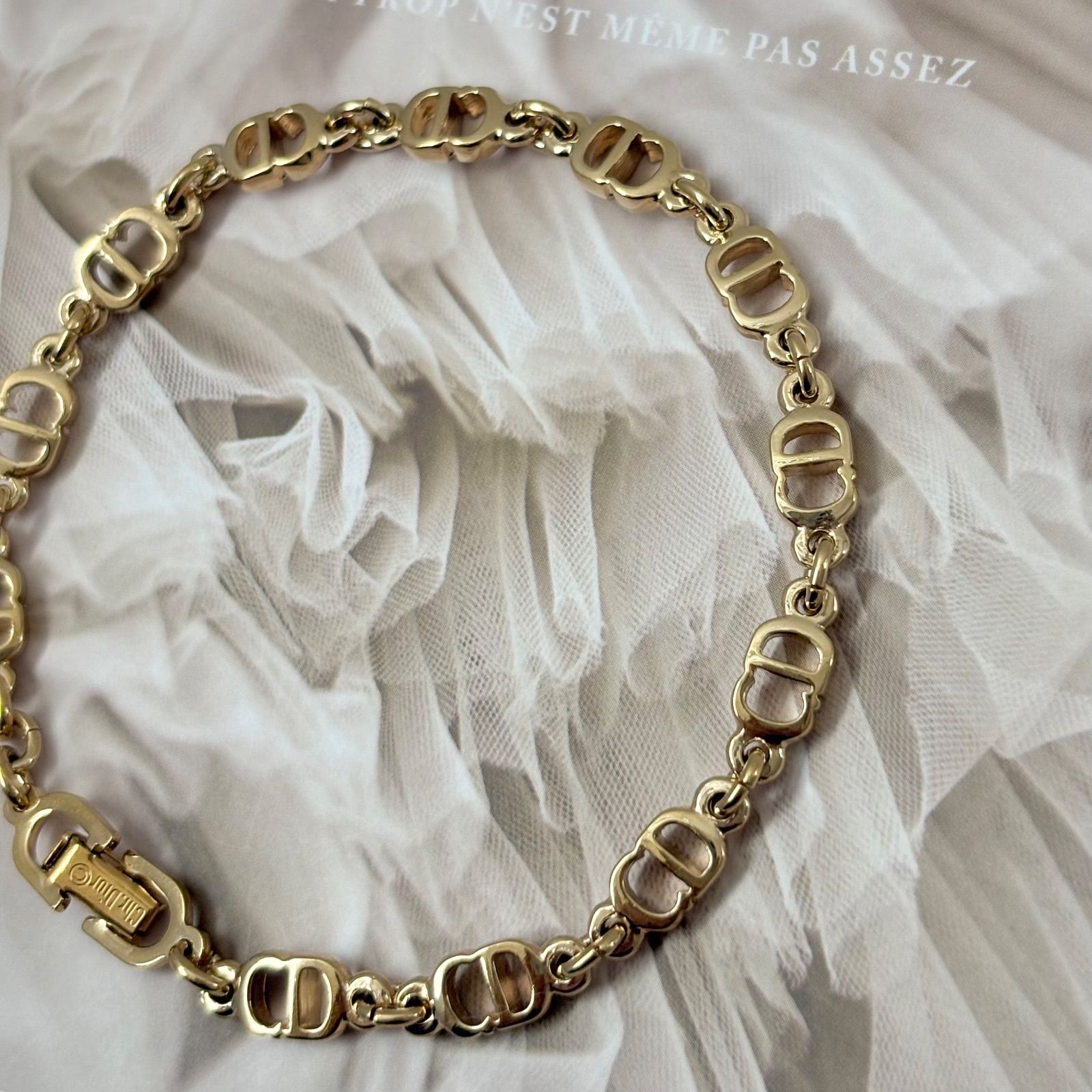 極美品】クリスチャンディオール ブレスレット CDロゴ アクセサリー