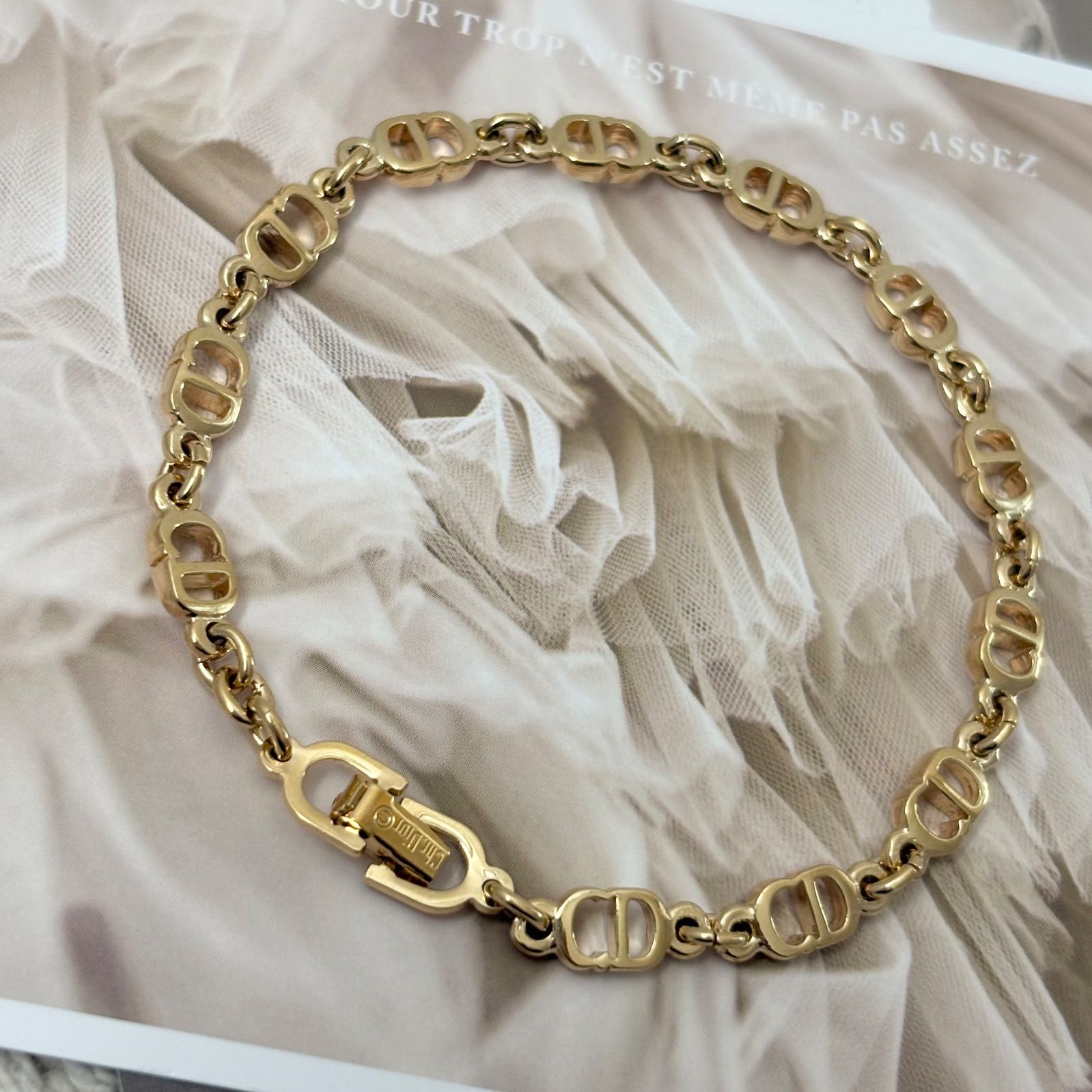 極美品】クリスチャンディオール ブレスレット CDロゴ アクセサリー