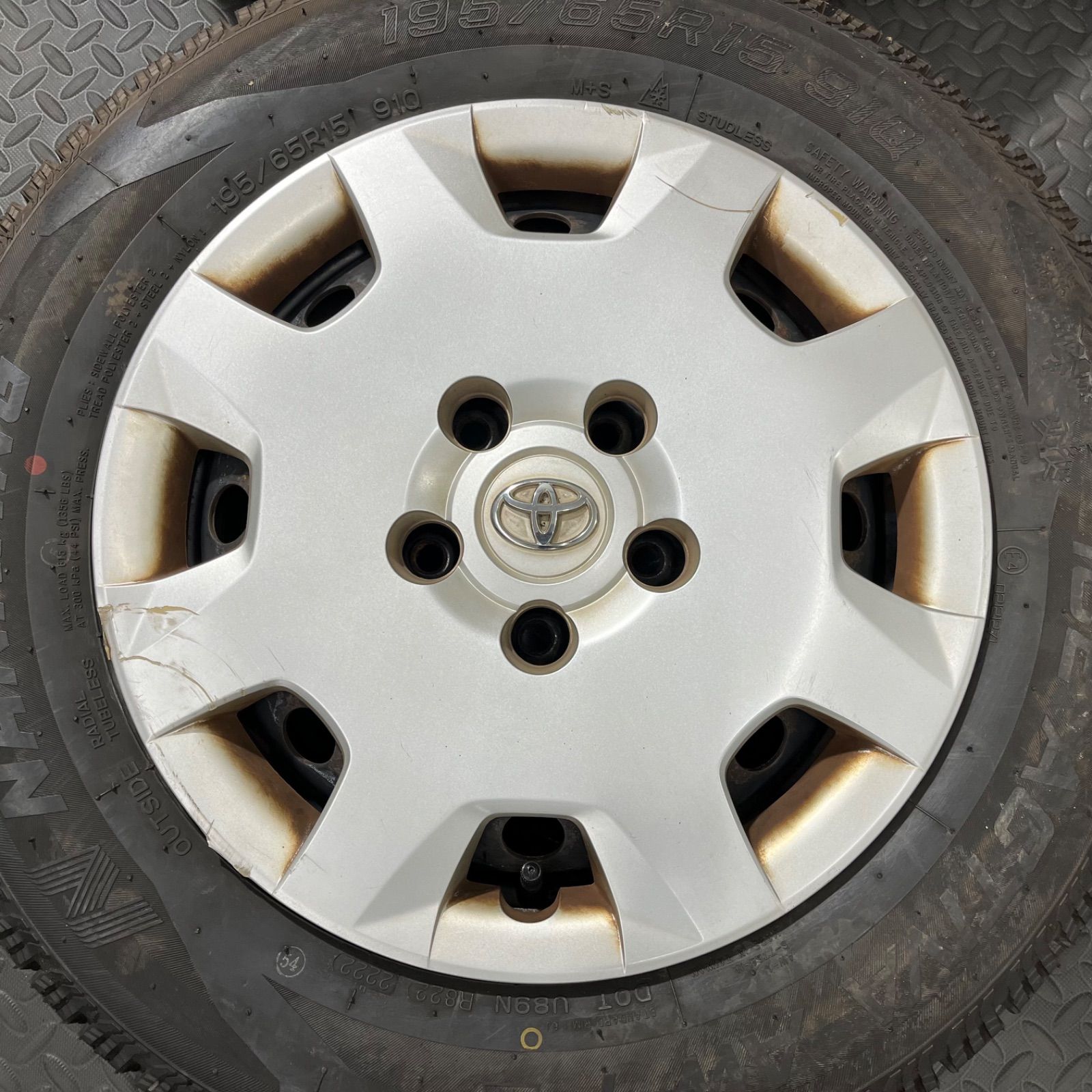  22年製 195 65 R 15 ナンカン アイスアクティバAW 1 トヨタ ノア ヴォクシー 60系 70系 80系スタッドレス 1255 Y 15インチ タイヤ ホイールセット