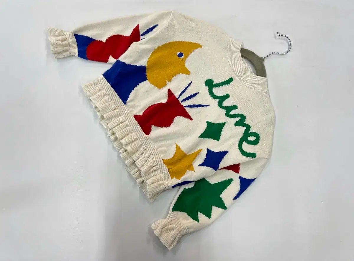 リミテドゥドゥ S(95) フリル ニット キッズ