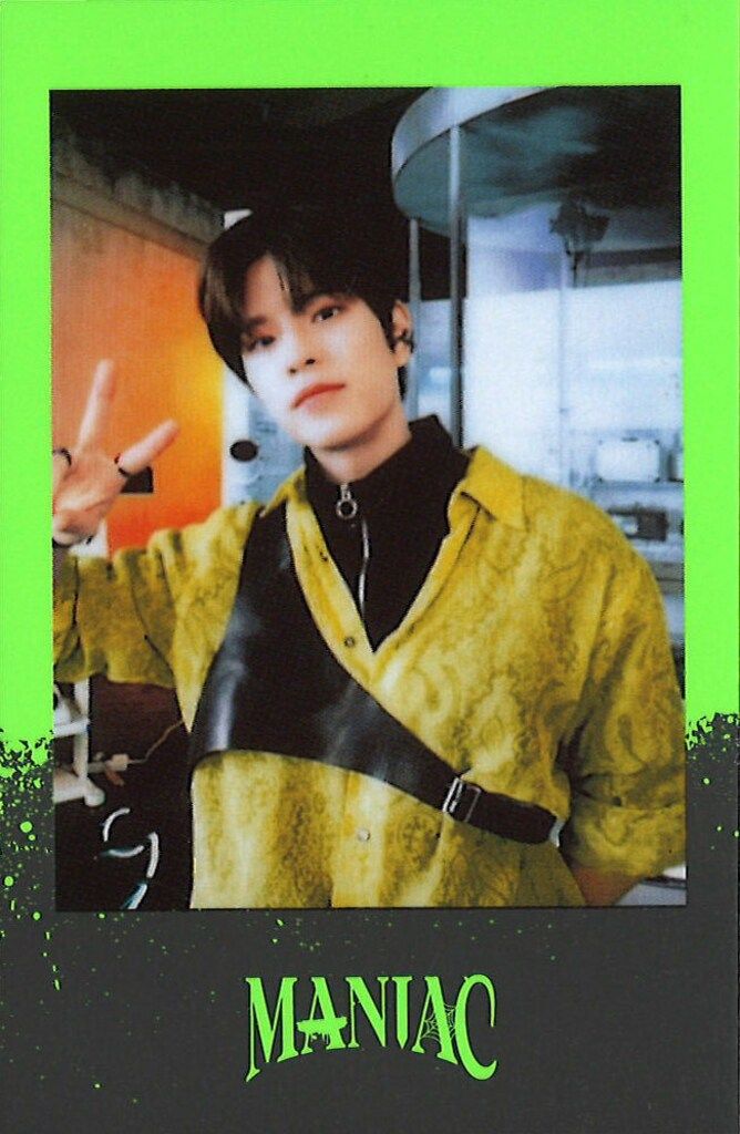 Stray Kids Seungmin 2022 MANIAC in SEOUL ポラロイドカード 5/5黒