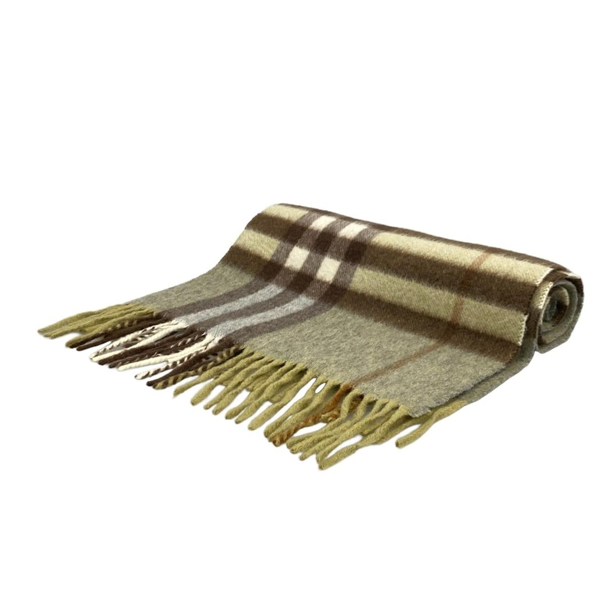 Burberry LONDON(バーバリーロンドン) マフラー美品 - ダークブラウン