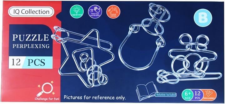 cocoriko 知恵の輪 セット 高難易度 12点 大人 子供 (高難易度B