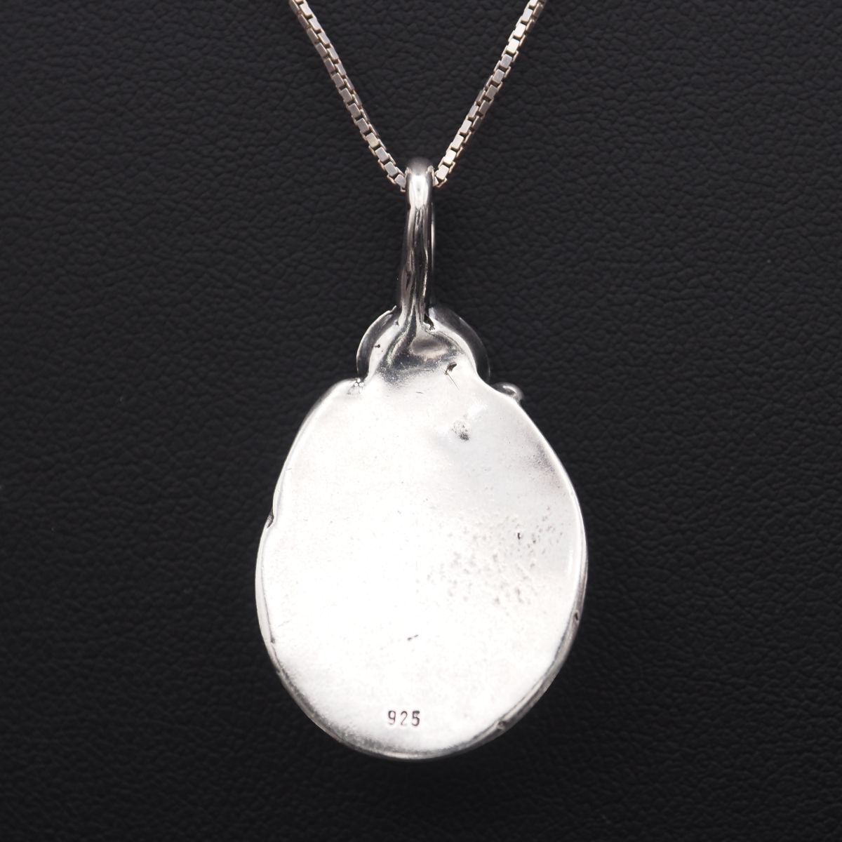 J289 マベパール 真珠 925刻印 ペンダント トップ デザイン シルバー