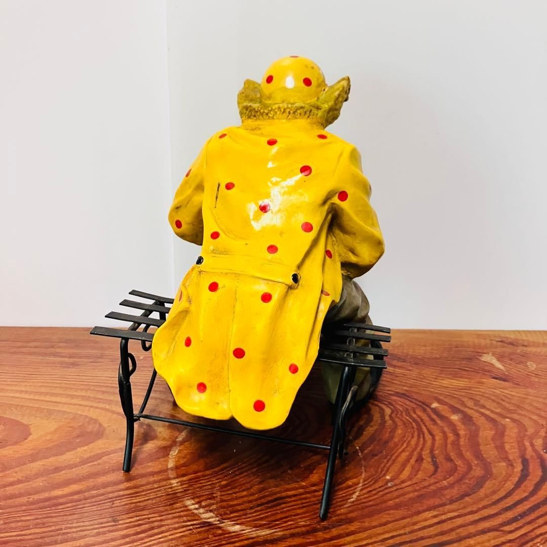 昭和レトロ ピエロ置物 オブジェ インテリア 蚤の市｜雑貨屋えこわっか