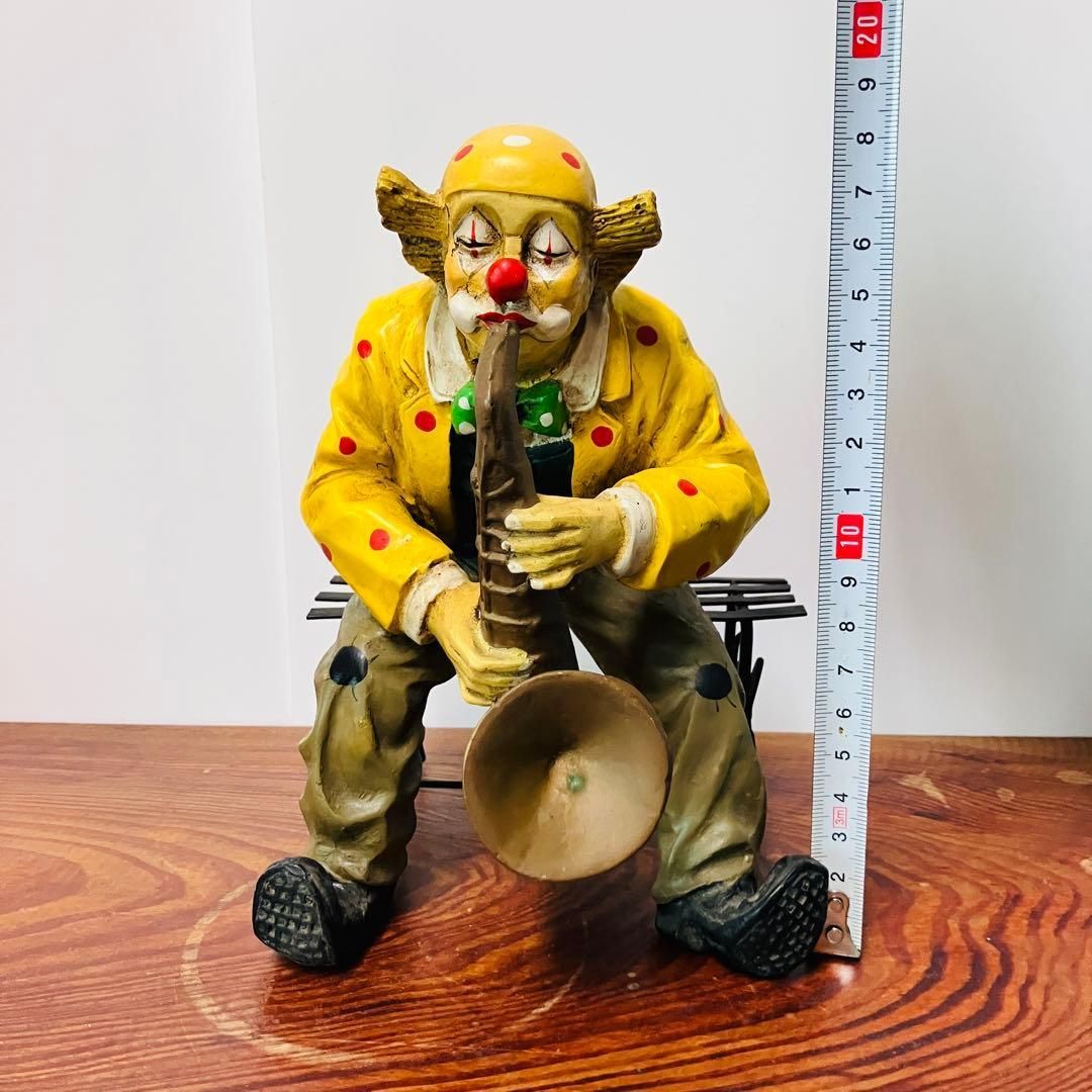 昭和レトロ ピエロ置物 オブジェ インテリア 蚤の市｜雑貨屋えこわっか