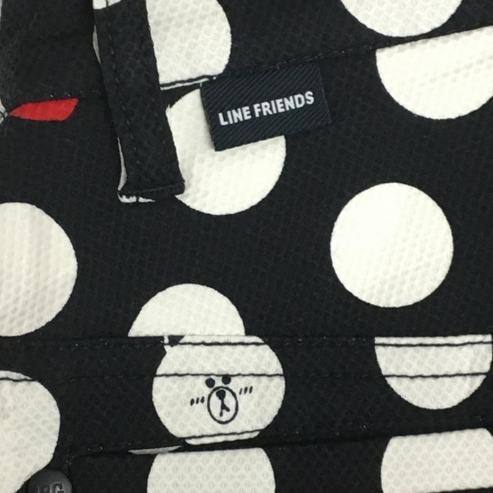 超美品】パーリーゲイツ×LINE FRIENDS スカート 黒×白 ドット