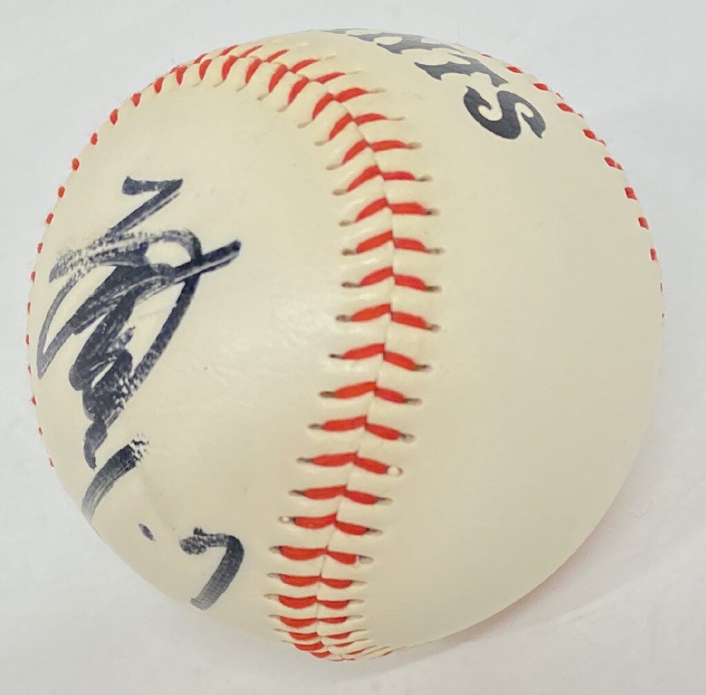 読売ジャイアンツ 直筆サインボール 二岡智宏 投込球 - メルカリ