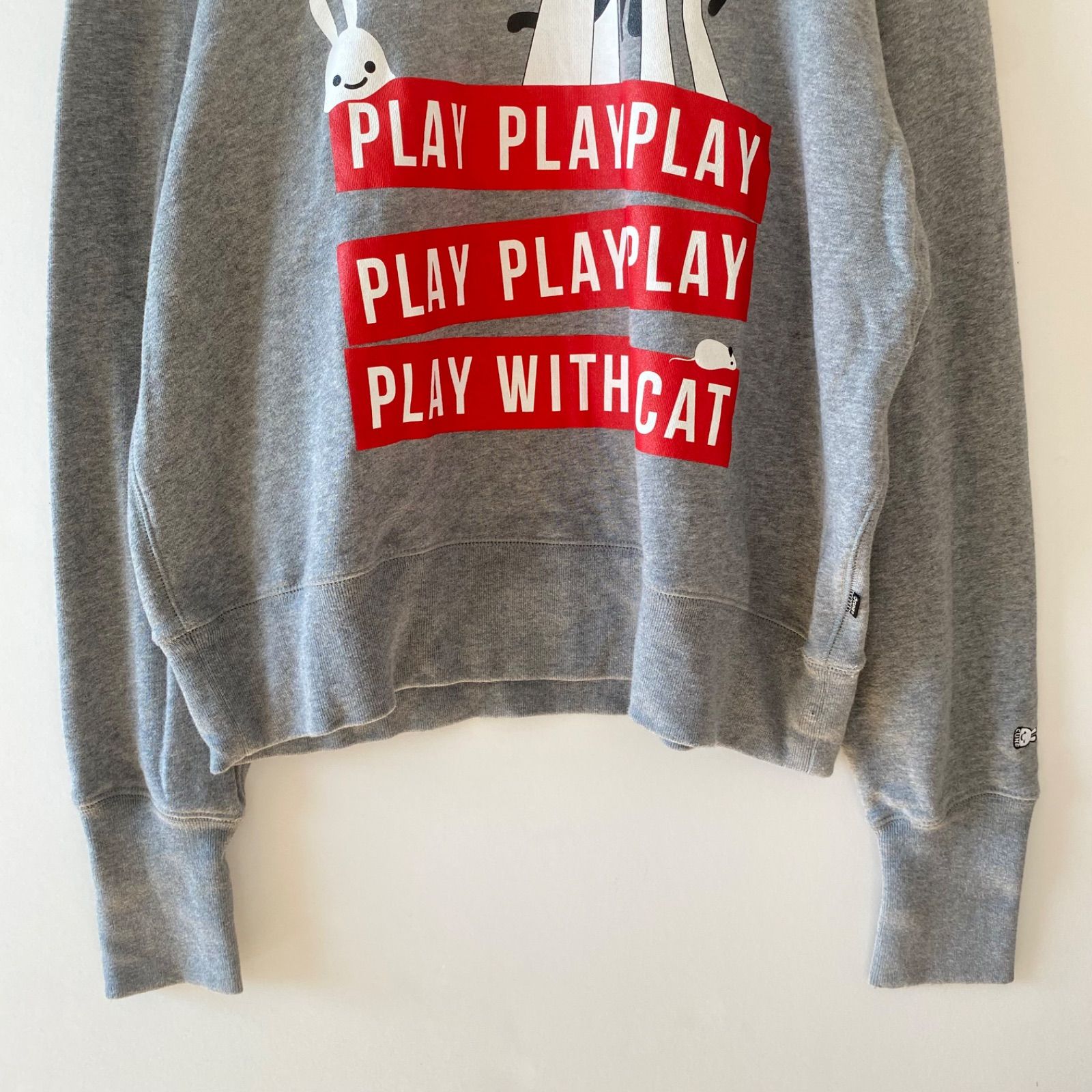 CUNE キューン スウェット プリント キャット グレー - メルカリ