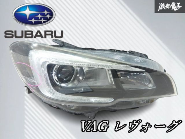 割れ無し!!】スバル 純正 VAG VM4 レヴォーグ 前期 LED ヘッドライト