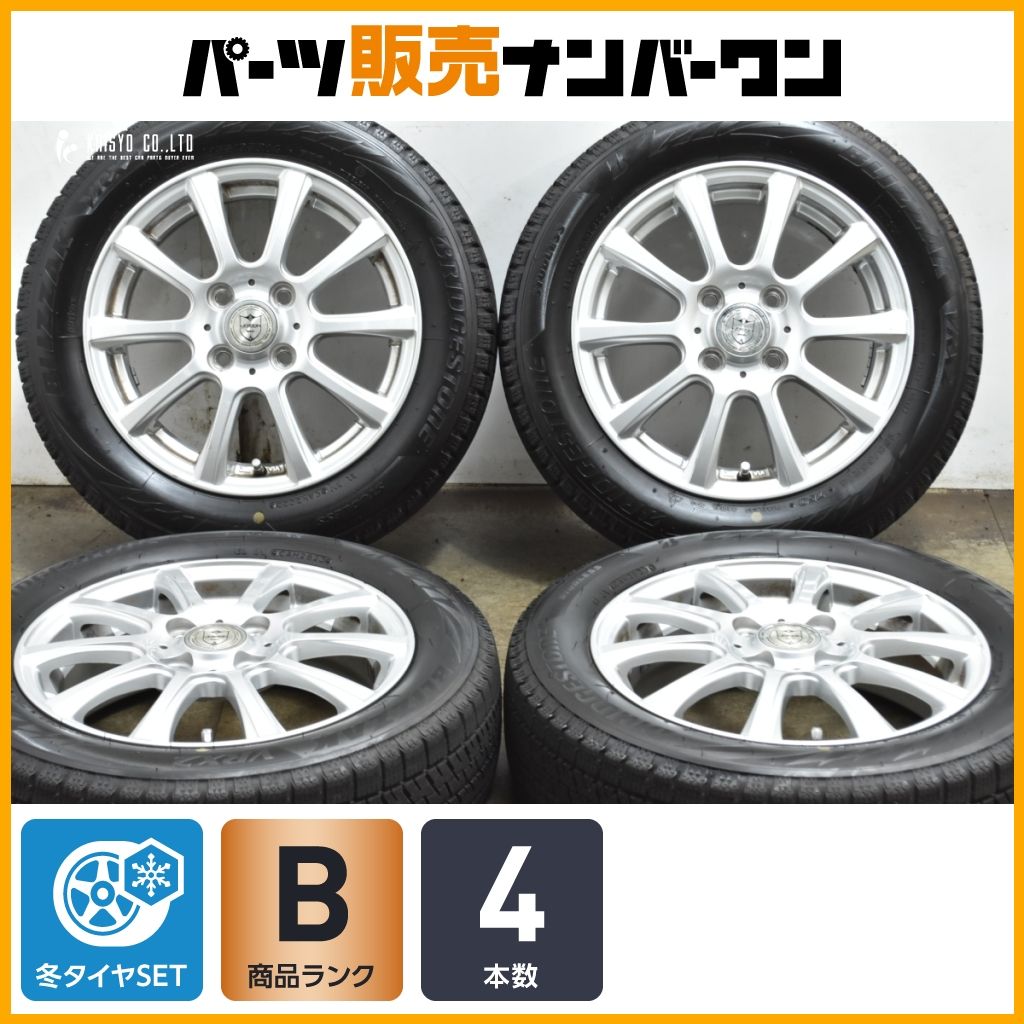 程度良好 JOKER 14 in 4 5 J 45 PCD 100 ブリザックVRX 2 155 65 R N BOX デイズ ルークス ワゴンR アルト スペーシア タント ウェイク