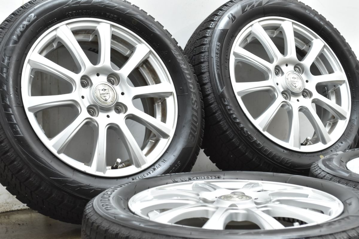 程度良好 JOKER 14 in 4 5 J 45 PCD 100 ブリザックVRX 2 155 65 R N BOX デイズ ルークス ワゴンR アルト スペーシア タント ウェイク