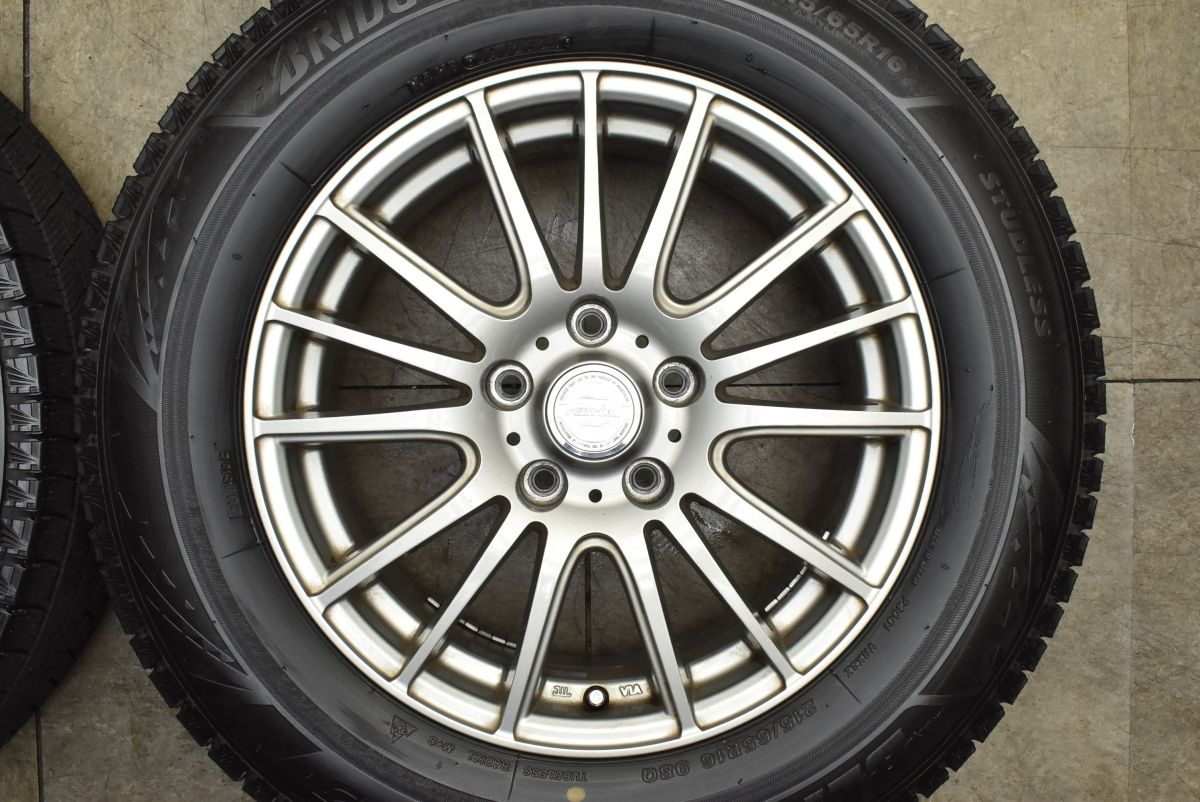  程度良好 RAVRION Selzer 16 in 6 5 J 38 PCD 114 3 ブリザックVRX 215 65 R ヤリスクロス エスティマ C 28セレナ エクストレイル CX 30 16インチ タイヤ ホイールセット