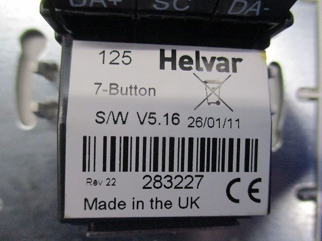 モジュラーパネル 4ボタン･Off･UP Down フレーム付 ホワイト 125