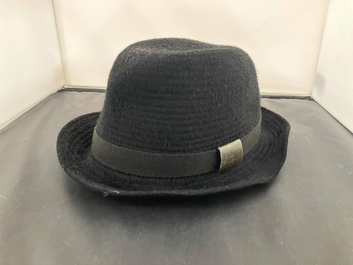 GUCCI グッチ ハット 102580 XP 002 ラビット サイズXL ブラック