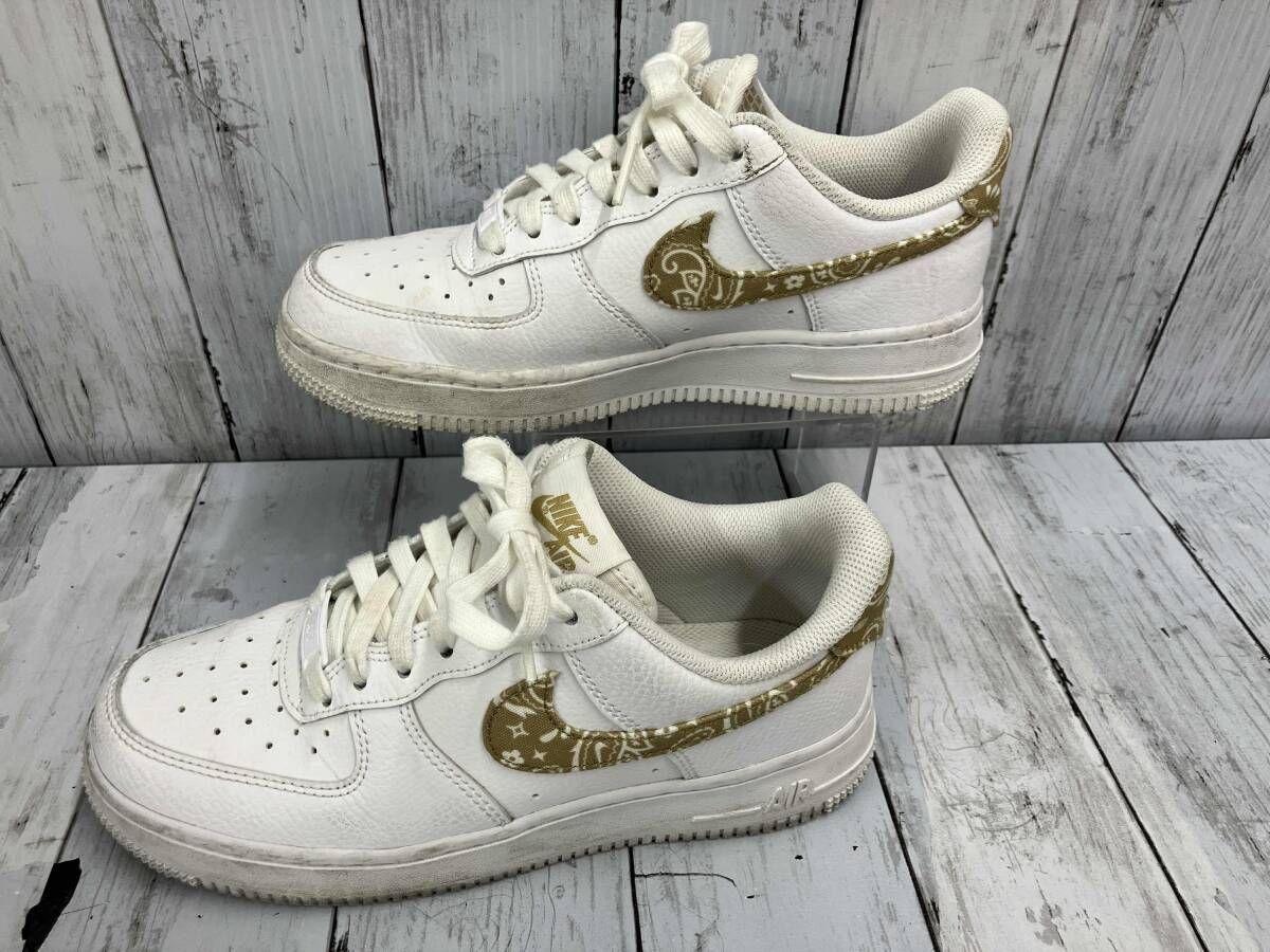 NIKE AIR FORCE 1 スニーカー DJ 9942-101 サイズ24㎝ ホワイト ベージュ ペイズリー