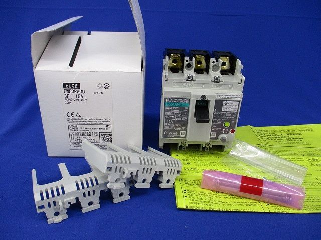 漏電遮断器3 P 15 A