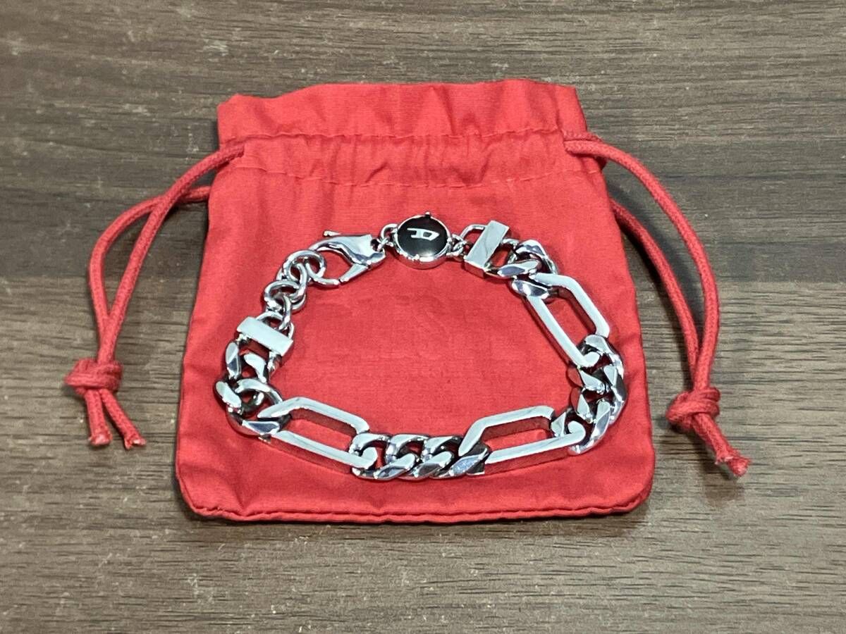 diesel ディーゼル ブレスレット 保存袋付き 使用感有り 腕周り約20.5