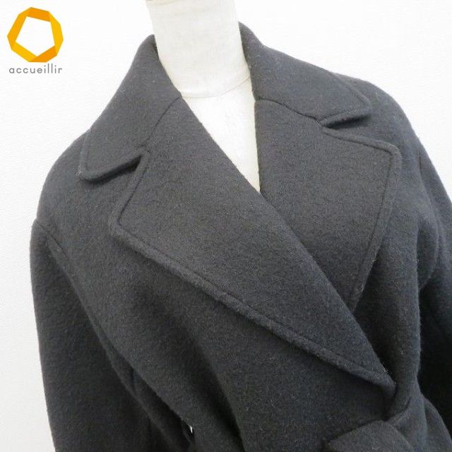 ミラオーウェン Mila Owen ガウン コート ロング ブラック系 [w977965