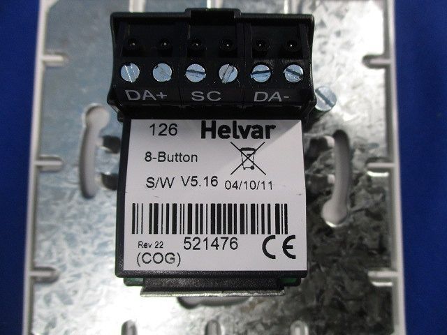 モジュラーパネル 8ボタン フレーム付 ホワイト 126