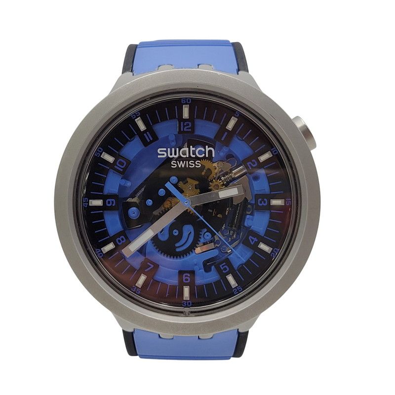 中古品】Swatch スウォッチ SB07S106 BIG BOLD IRONY COLLECTION BLUE