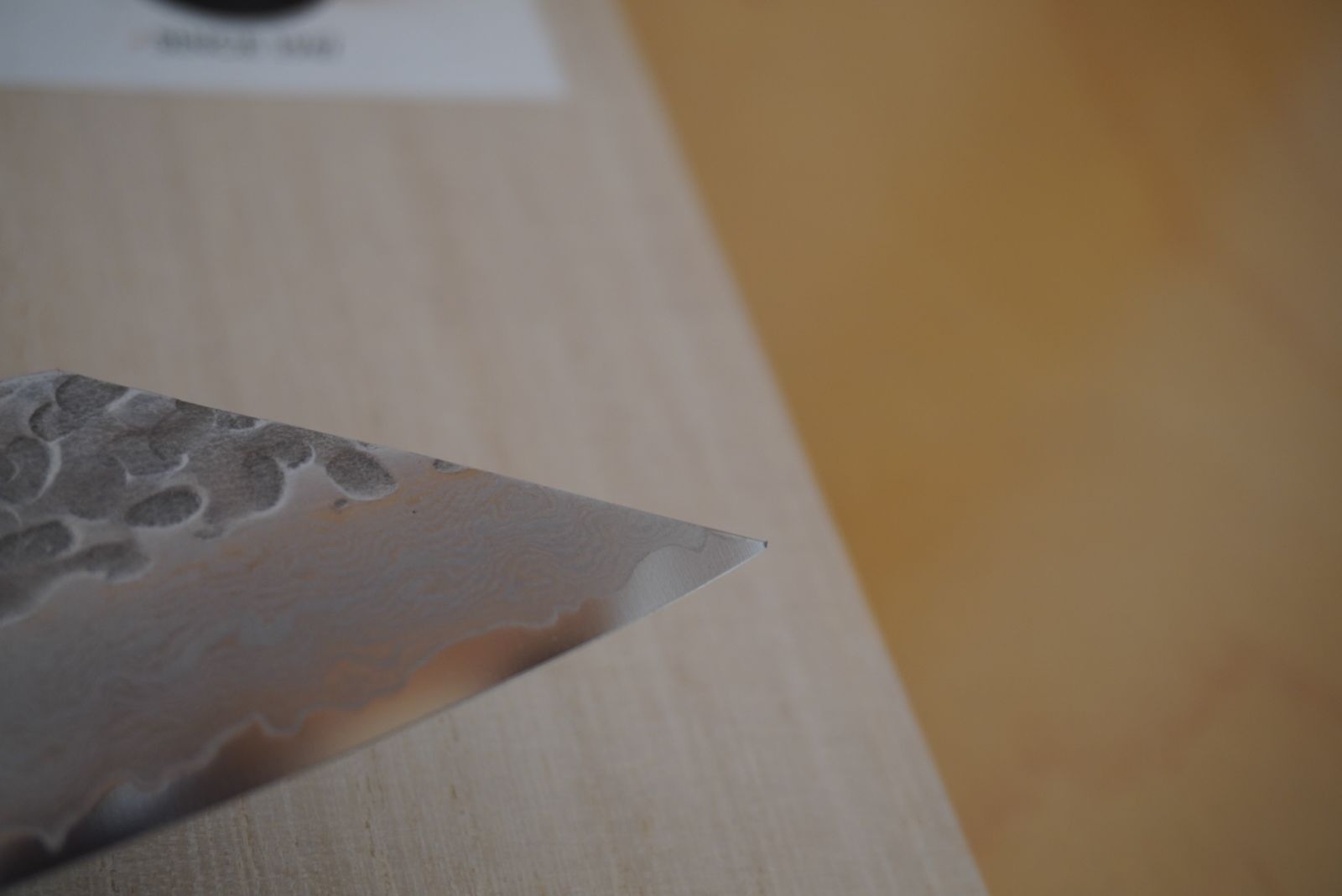 大 堺孝行 ダマスカス 33層槌目 剣型 牛刀包丁 190 mm マホガニー柄