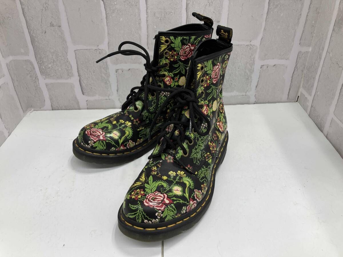 Dr Marten ショートブーツ 花柄 AW 006 UK 5 通年