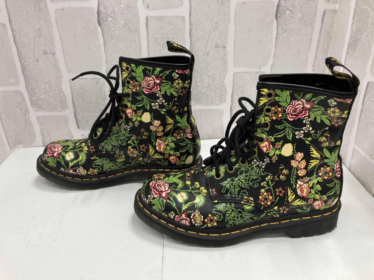 Dr Marten ショートブーツ 花柄 AW 006 UK 5 通年