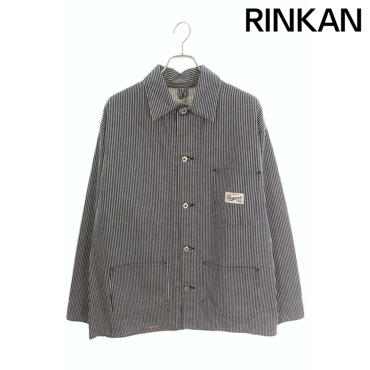 シークエル ストライプカバーオールジャケット メンズ L - メルカリ