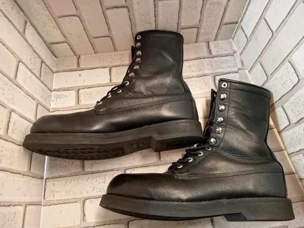 ミリタリー レースアップ ブーツ サイズ27 5 cm ブラック