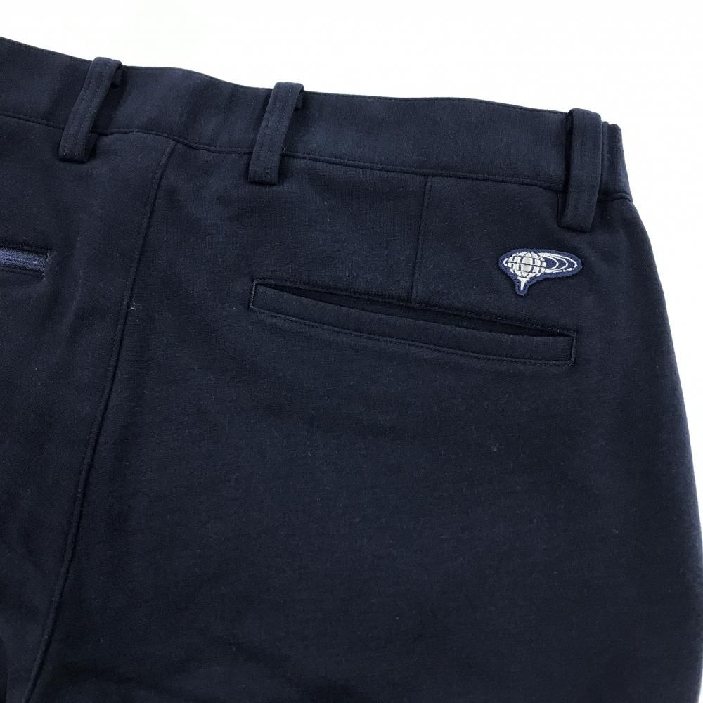 美品】ビームスゴルフ パンツ ネイビー 裏起毛 メンズ 46 ゴルフウェア