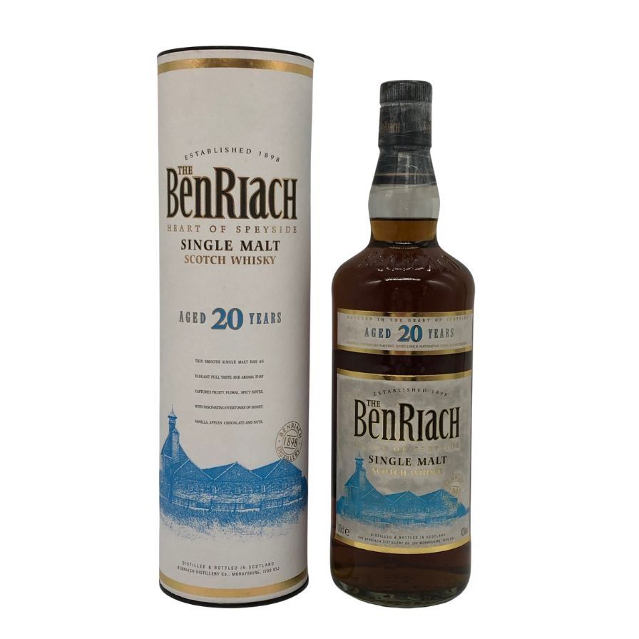 ベンリアック 20年 BenRiach ウイスキー スペイサイド オフィシャル ベンリアック 20年 ハートオブ スペイサイド 700ml 43% - メルカリ