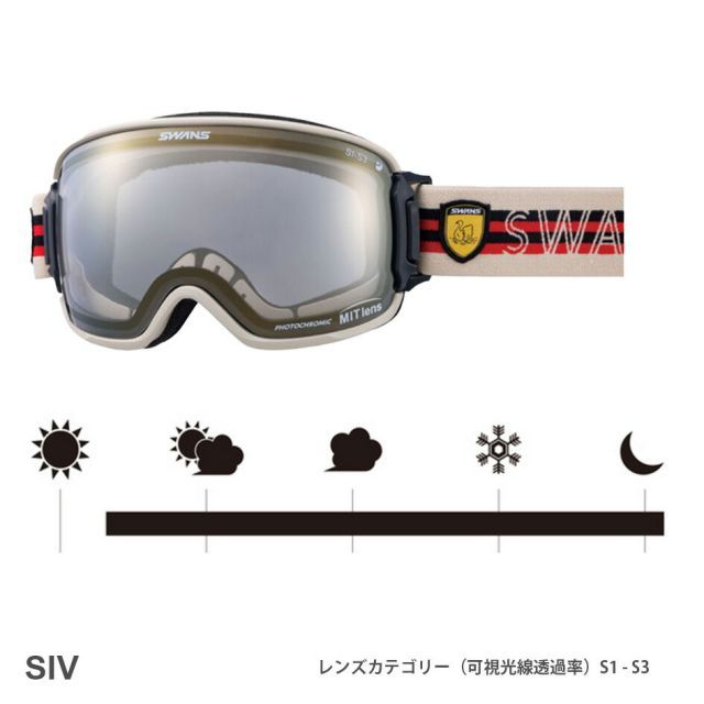 スワンズ SWANS RL-MDH-CMIT-GD RIDGELINE SIV Q 調光 MITゴールド