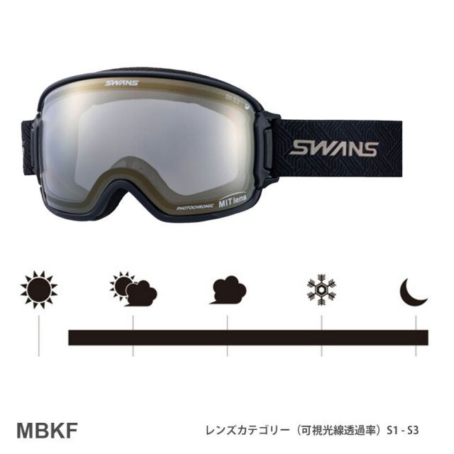 スワンズ SWANS RL-MDH-CMIT-GD RIDGELINE SIV Q 調光 MITゴールド