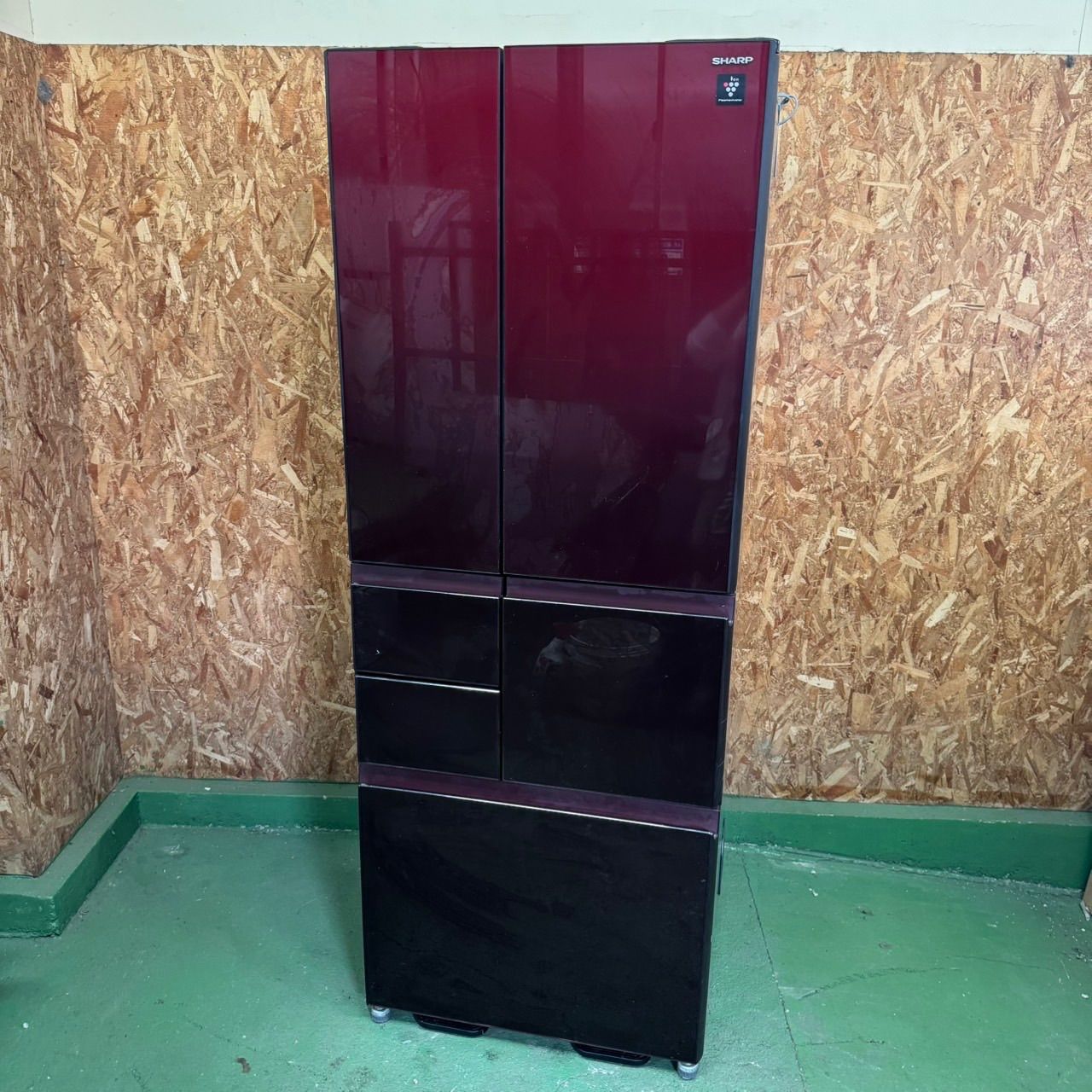 310 SHARP 観音開き 大型冷蔵庫 508 L 500 L強 小型 家庭用 ガラスパネル 自動製氷