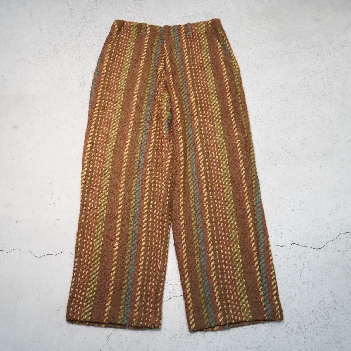 正規 OUR LEGACY アワーレガシー CHINO JAZZ WOOL M 4224 BB チノ スラックス パンツ ウール 総柄 416 P♪